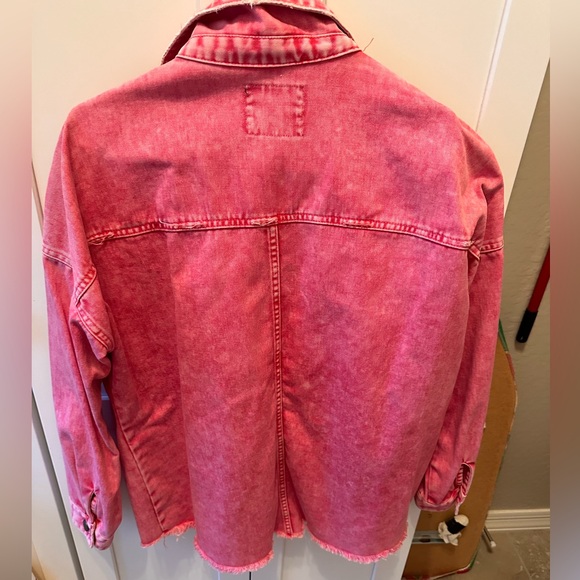 Black Label red Jean jacket - Picture 4 of 7